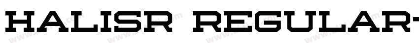 HalisR Regular字体转换 HalisR Regular字体转换